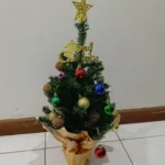 Mini Table Top Christmas Tree With Decorations and Lights 9 45cm Christmas tree