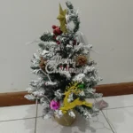 Mini Table Top Christmas Tree With Decorations and Lights 5 small Christmas tree