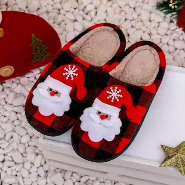 Unique House Collection Home 10 Christmas Themed Warm Indoor Shoes