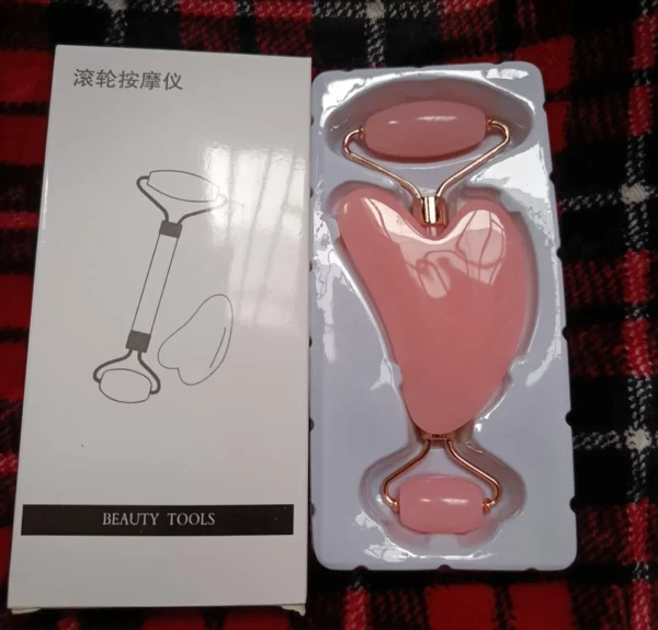 Jade roller and guasha
