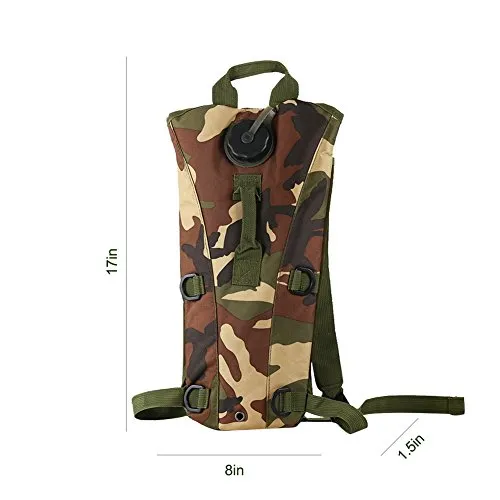 Hiking water bladder bag