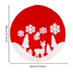 festive tree base cover