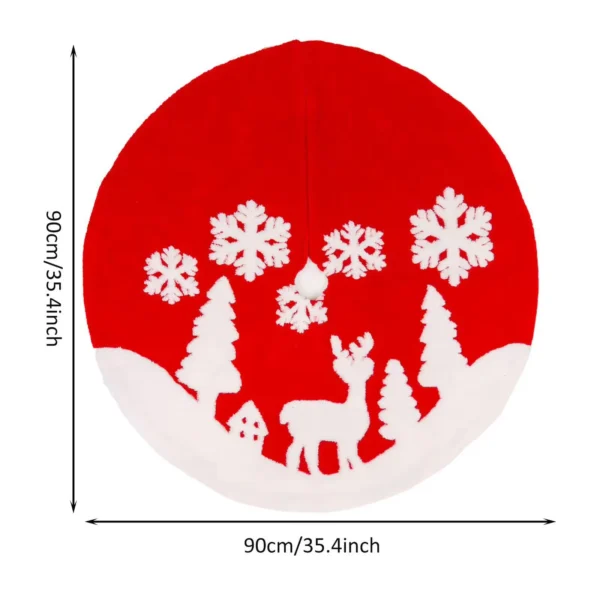 festive tree base cover