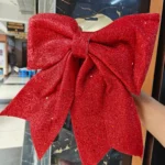 white red gold bows
