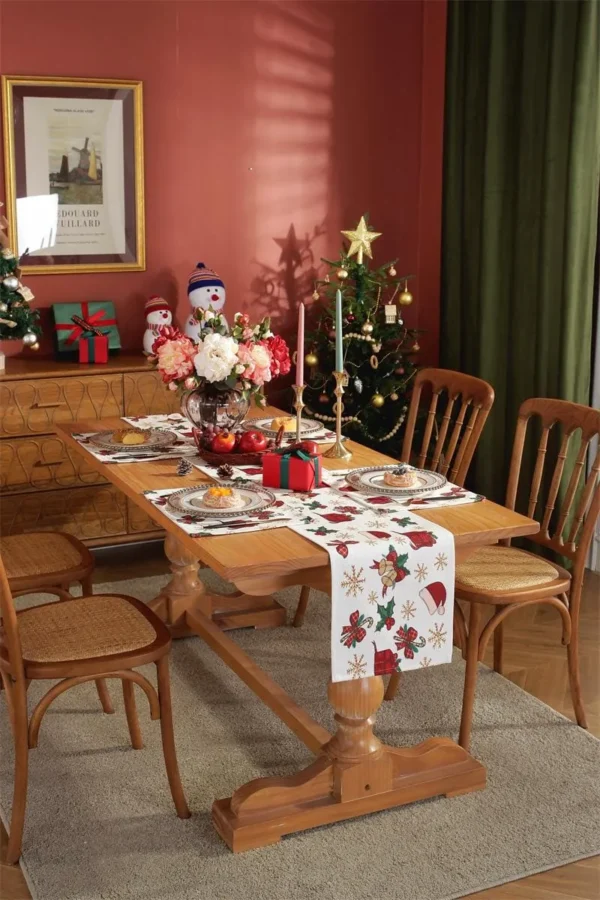 printed table runner