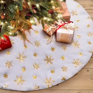 White Christmas Tree Skirt