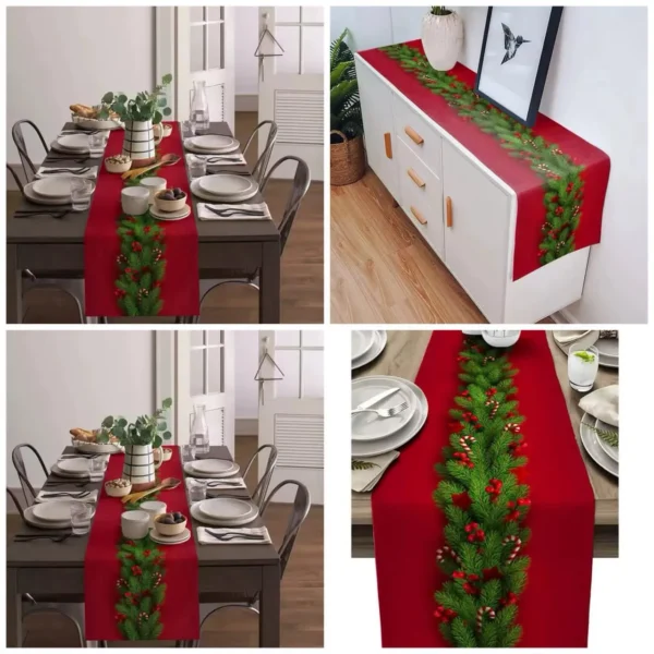 Unique House Collection Home 41 Stylish Christmas Table Runner