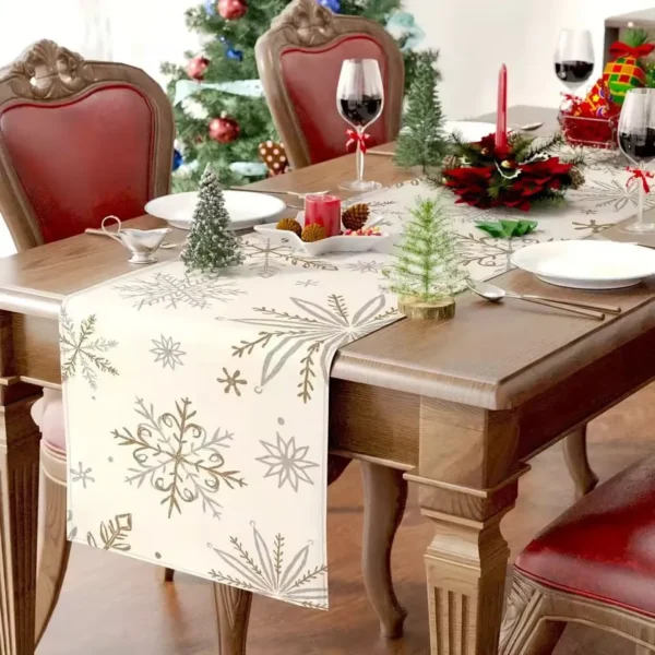 Unique House Collection Home 43 Elegant Christmas Table Runner