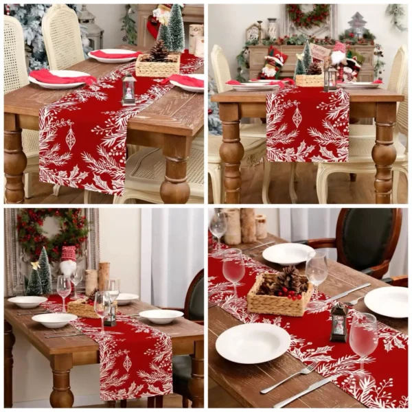 Unique House Collection Home 45 Christmas Table Runner