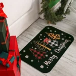 Christmas Door Mats 9 Christmas tree ribbon lights