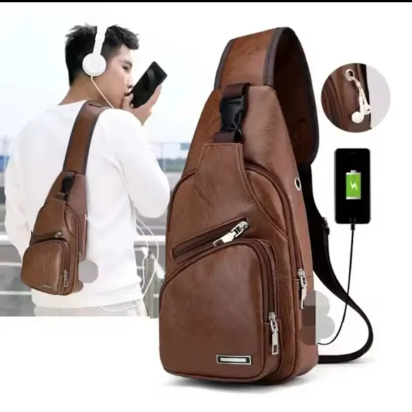 Unique House Collection Home 21 Leather Crossbody Bag