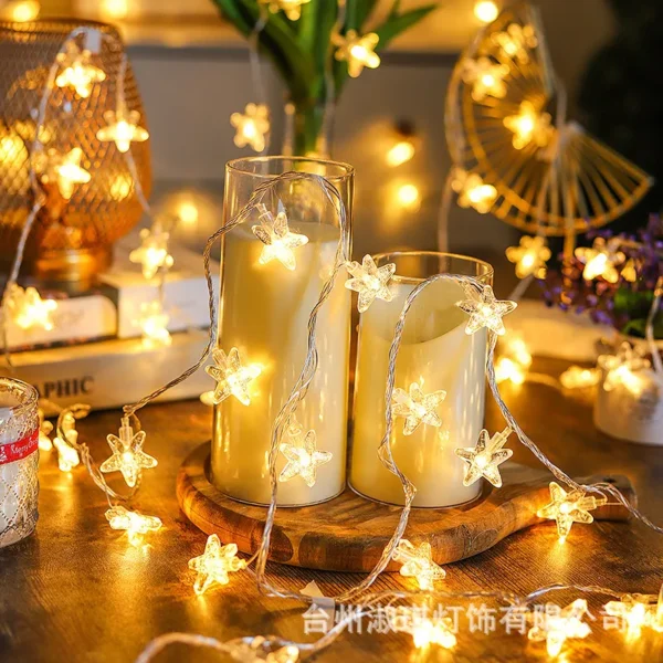 Unique House Collection Home 23 Christmas Star-Shaped LED