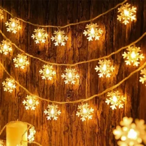 10 Meters Christmas Snowflake LED