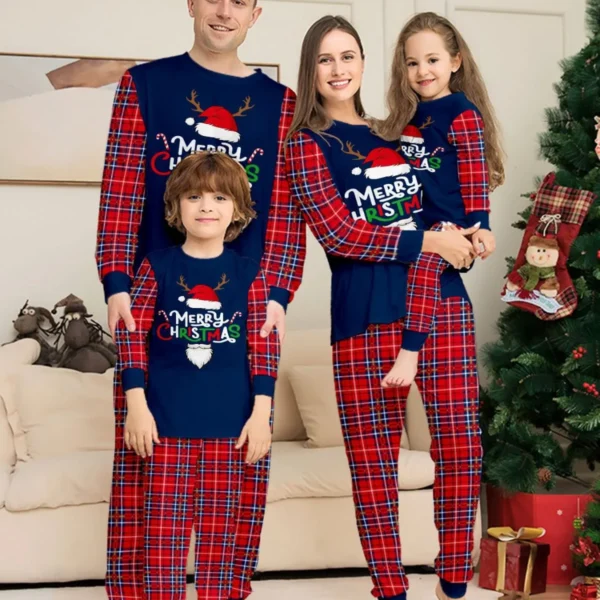 Unique House Collection Home 2 Unique Family Matching Christmas Pajama Set