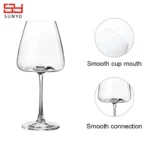 2pcs Goblet Wine Glass Set 5 Large capacity wine glasses