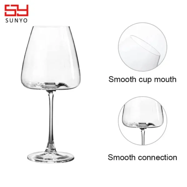 Large capacity wine glasses