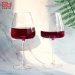 2pcs Goblet Wine Glass Set 4 613ml goblet glasses