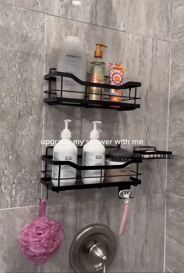 3pcs shower caddy shelf