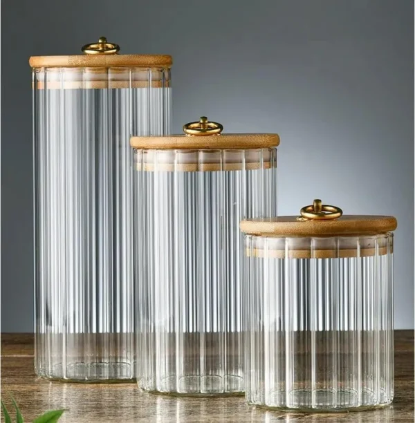 Coffee Bar Glass Canisters