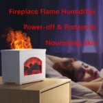 High Quality 3D Fireplace Humidifier 3 Aromatherapy ultrasonic humidifier