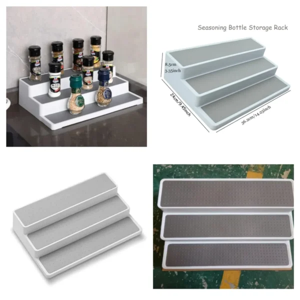 Unique House Collection Home 10 Non-Slip Multi-Purpose Spice Rack