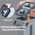 360° Rotating Hands-Free Spin Mop 4 No hand squeeze mop bucket