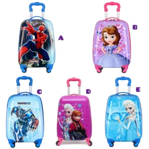Cartoon Themed Kids Trolley Bags