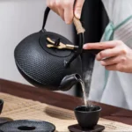 900ml Japanese Cast Iron Teapot Set 2 Japanese Cast Iron Teapot Set