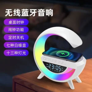 Smart bedside lamp with charger