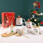 festive insulated coffee mug gift box