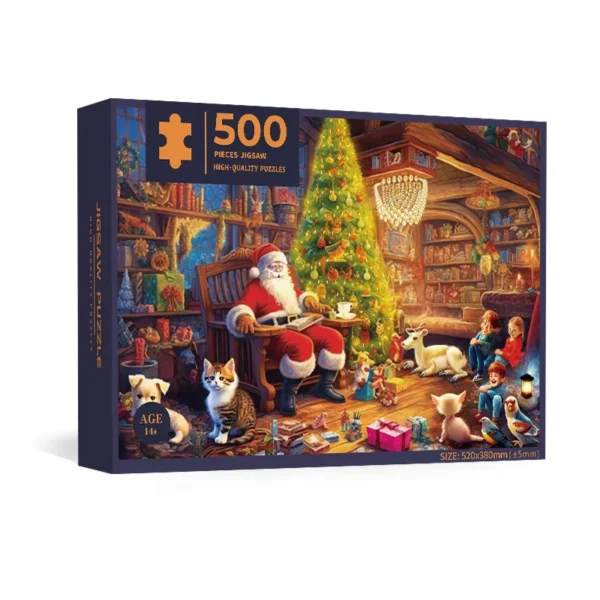 Christmas themed puzzle 500 pieces