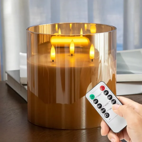 Big Size Luxury Decor LED Candle