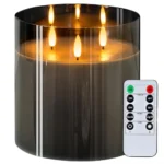 large flameless candle