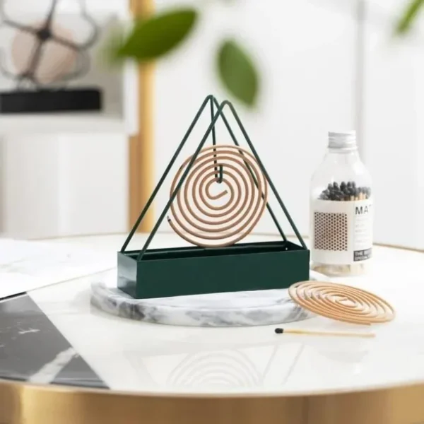 mosquito coil holder with tray