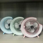 Portable Rechargeable Desktop Fan 3 USB portable fan color changing