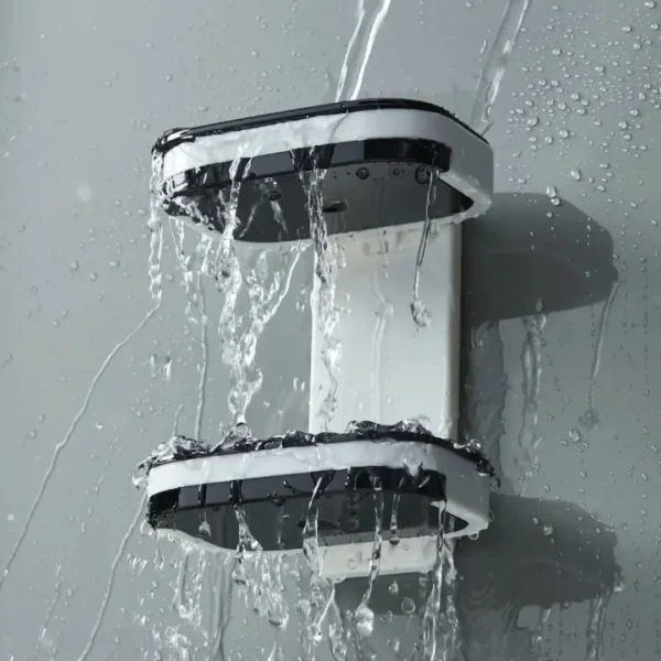 black soap dish double