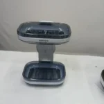 dark blue soap holder