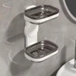 double compartment soap dish