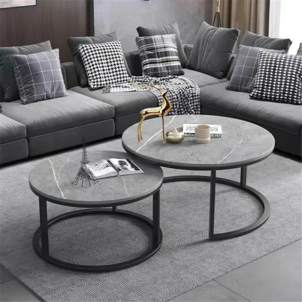 Luxury Pure Marble Nesting Stool
