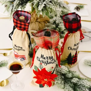 Quality Christmas Wine Bottle Cover