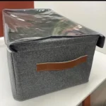 large storage bin with clear window