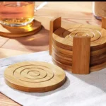 bamboo coaster set
