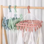 Multi-Clip Foldable Drying Hanger