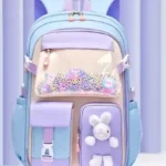 Purple Pink Blue Children Backpack
