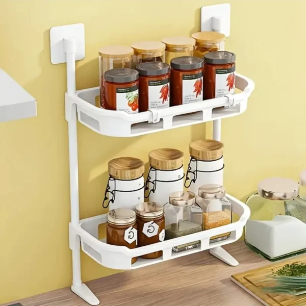 No Drill Bathroom Shelf