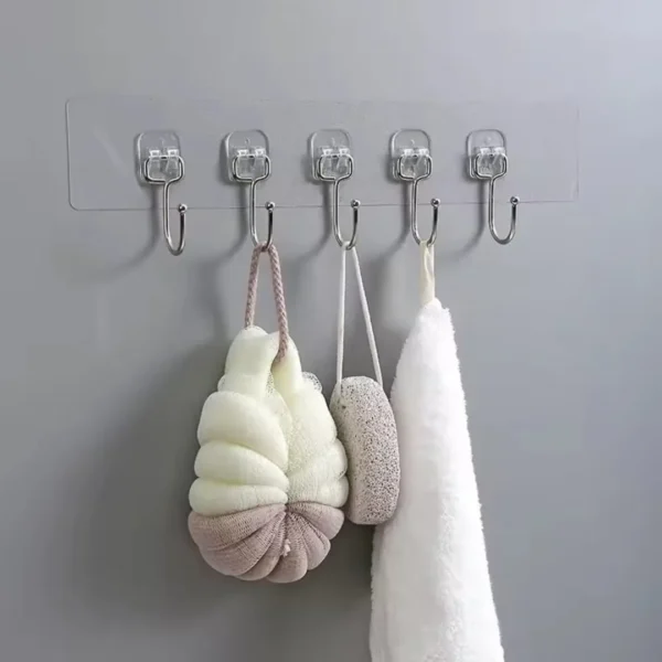 Adhesive Wall Hooks 6 Pack