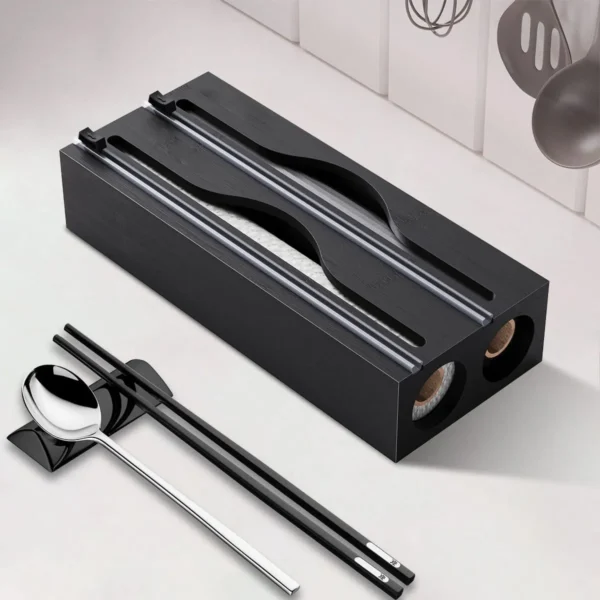 Bamboo Wrap Dispenser with Cutter