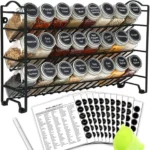 24pcs Spice Jars with Organizing Rack 2 24pcs Spice Jars with Organizing Rack