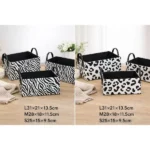Decorative storage baskets set