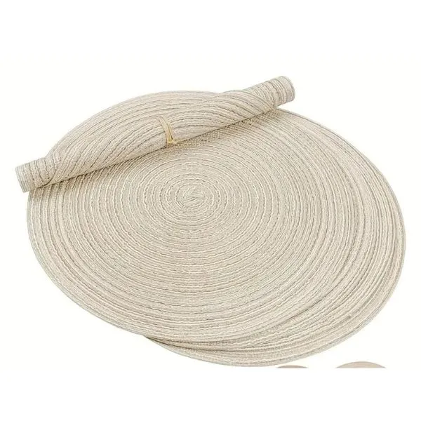 Elegant Round Woven Placemats